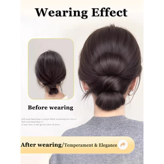 หางม้ากิ๊บ วิกผมต่อผม ที่คาดผมและเครื่องประดับ เปียผูกโบว์ วิกสังเคราะห์