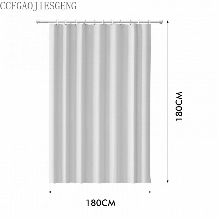 แนะนำ ผ้าม่าน ผ้าม่านอาบน้ำ Peva สีพื้น กันน้ำ หนา ผ้าม่านแบ่งห้องน้ำ ไม่ต้องเจาะ ผ้าม่านประตู ราคาพิเศษ มีเก็บเงินปลายทาง