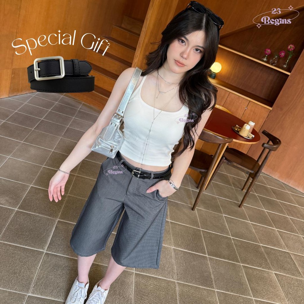 Torte Pants กางเกงผู้หญิง กางเกง 5 ส่วน (743)