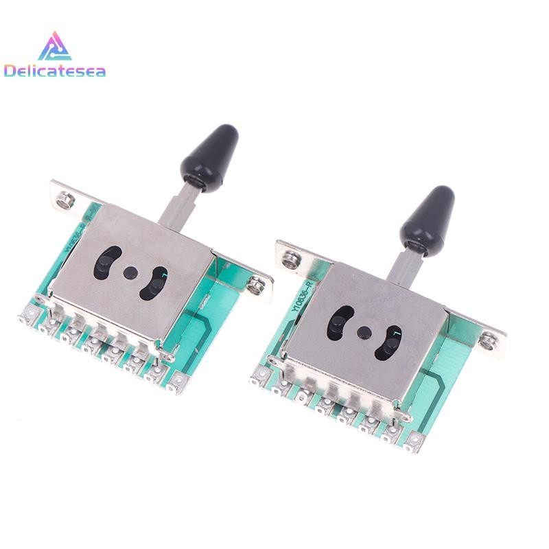 [Delicatesea] 1 PC 3 Way 5 Way 8 Key กีตาร์ไฟฟ้า Pickup Selector Toggle พร้อม Tip Knob สําหรับกีตาร์ไฟฟ้า Stamper ใหม่