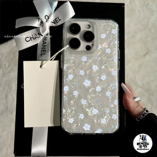 สําหรับ เคสไอโฟน13 เคสโทรศัพท์ ดอกไม้ขนาดเล็ก For iPhone 11 12 13 14 16 15 Pro Max X 7P 8P XS Max XR SE เคส เคสไอโฟนสวยๆ
