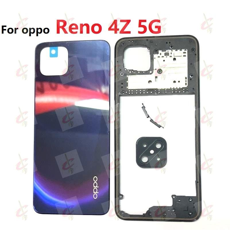 บอดี้ Body ฝาหลัง บอดี้กลาง สําหรับ  OPPO Reno 4Z 5G กรอบกลาง กรอบเลนส์