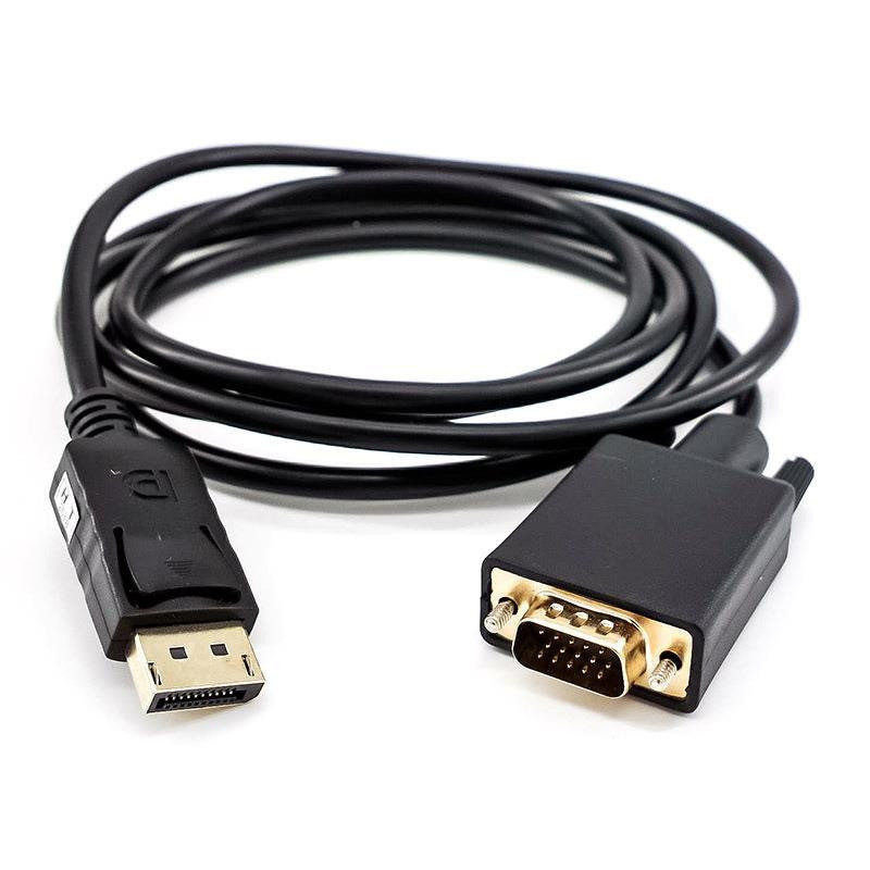 NAVA IT สาย DISPLAY PORT TO VGA สีดำ ยาว 1.8 เมตร 1080P รับประกัน 1 ปี