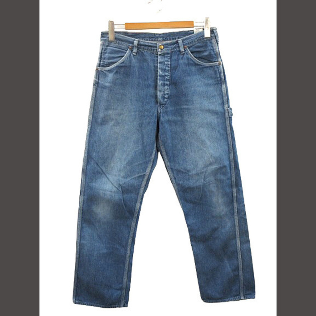 THRAW orSlow SLOW Jeans Indigo denim blue Direct from Japan Secondhand