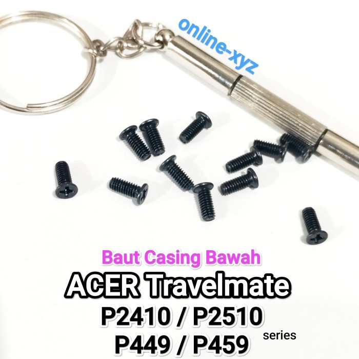 Bolt nut สกรูปลอก ACER Travelmate P2410 p2510 P449 P459 TMP2410 TMP449 TMP459 N16P7 N16P89
