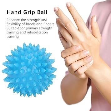 Spiqiy นวด Ball Trigger Point Therapy การออกกําลังกายกีฬาฟิตเนสนิ้วมือมือเท้ากลับ Roller Hard Ball ส