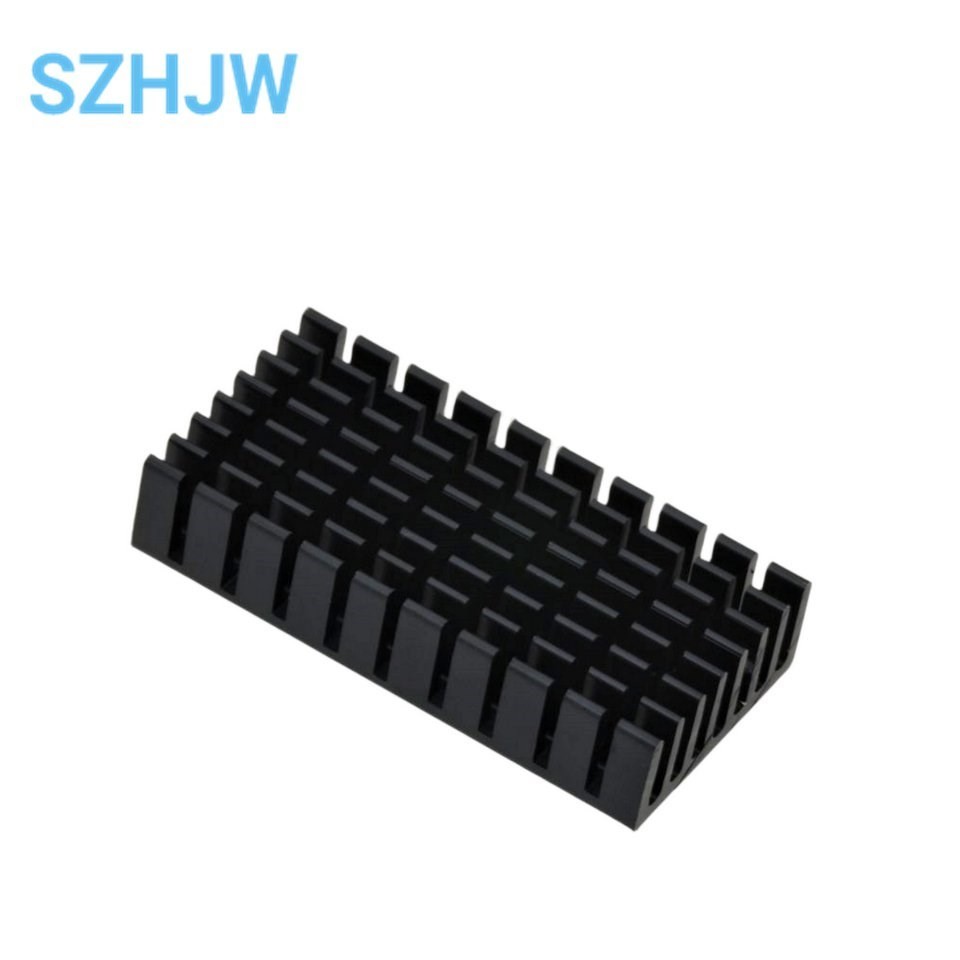 1/5pcs ฮีทซิงค์หม้อน้ํา Cooler หม้อน้ํา 50x25x10MM คุณภาพสูงสีดําสล็อตความร้อน Sink