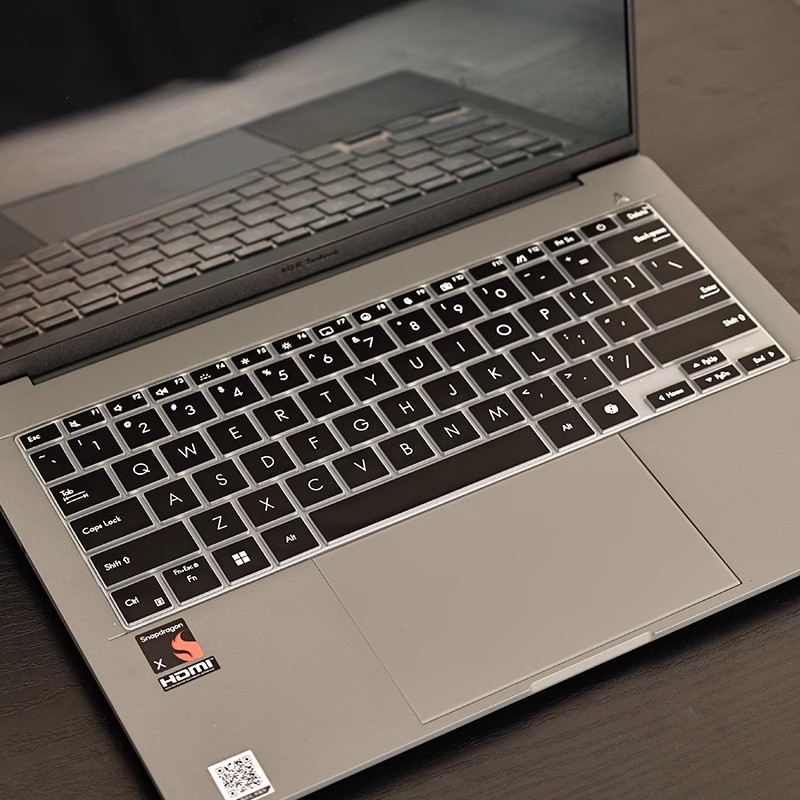 บางTPUซิลิโคนแล็ปท็อปแป้นพิมพ์ผิวสําหรับASUS Zenbook A14 OLED 2025 UX3407 UX3407Q UX3407Q UX3407QA 1