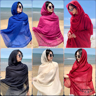 🧡Basic swimsuit💛 แฟชั่นฤดูร้อน ผ้าพันคอ ผ้าพันคอชายหาด 120*1…