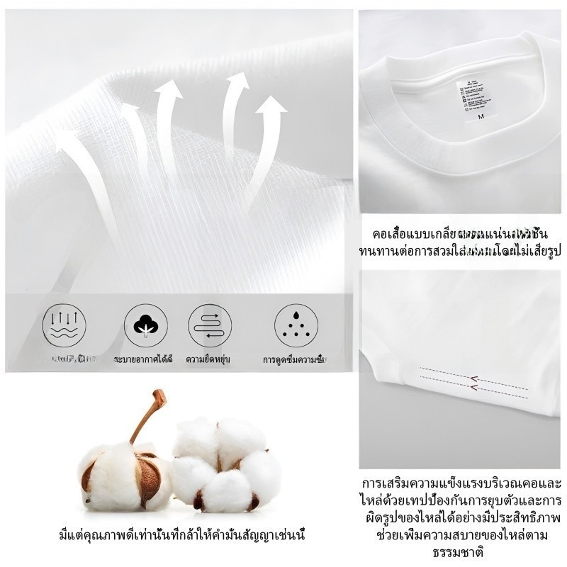 กรุงเทพฯ จัดส่ง🚚  ZITY   (ผ้าฝ้ายแท้ 100%), Printed T-shirt , One Piece, รูปแบบการ์ตูน แขนสั้น เวลาว่าง ,PODL050 - รูปที่ 6