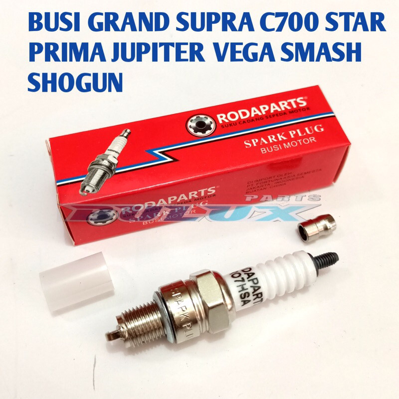 SPARK PLUG RO7HSA GRAND SUPRA C700 C800 STAR PRIMA GRAND LEGEND VEGA JUPITER SMASH SHOGUN