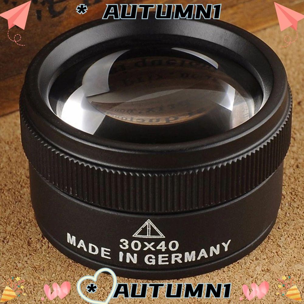 AUTUMN1 HD แว่นขยายแบบพกพา 30x 40 มม. กล้องจุลทรรศน์ระดับพรีเมียม