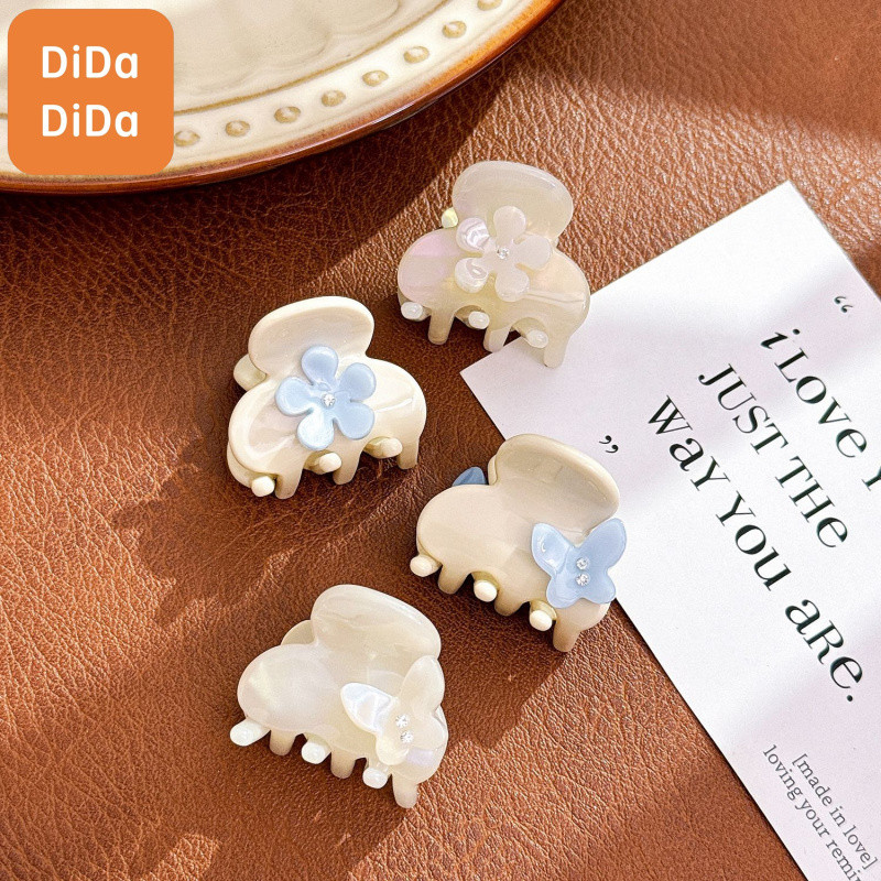 【DIDA DIDA】กิ๊บหนีบผมดอกไม้ผีเสื้อขาว กิ๊บดอกไม้น่ารัก กิ๊บติดผมหน้าม้าดอกไม้