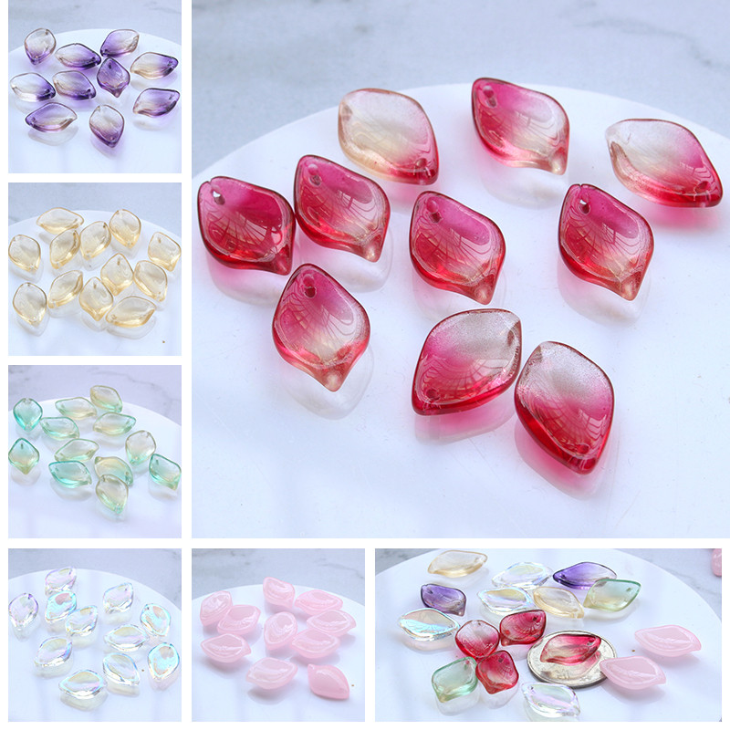 20 ชิ้นราคา Glazed Lily Mermaid Ji Tan ดอกไม้กลีบเครื่องประดับ diy Hairpin อุปกรณ์เสริมโบราณ Handmade วัสดุ