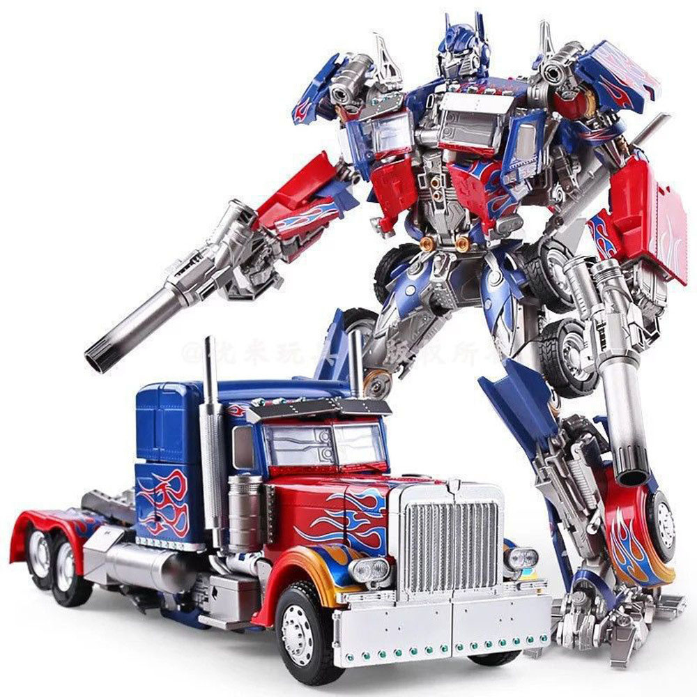 30 ซม. Transformers รูปของเล่น LS03 Optimus Prime Commander รถบรรทุกของเล่นหุ่นยนต์ Transforming Fig