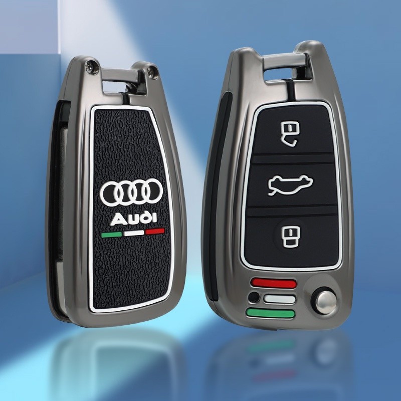 Audi Key Case Alloy Key Case Audi A3 A4 A5 C5 C6 8P B6 B7 B8 C6 Key Case Key Case Key Ring