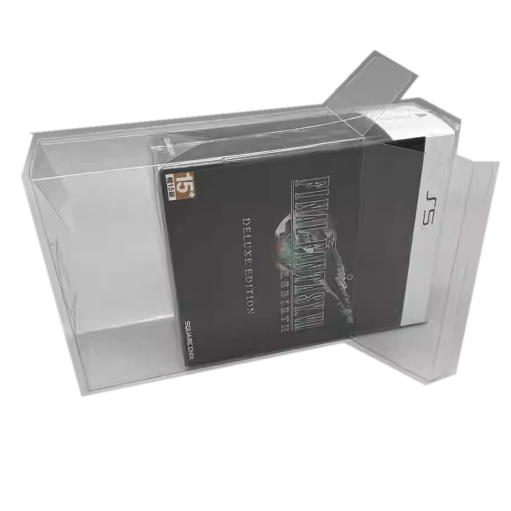 โปร่งใสกล่อง Protector สําหรับ Final Fantasy VII Rebirth/FF7/สําหรับ PS5 สะสมกล่อง TEP เก็บเกม Shell