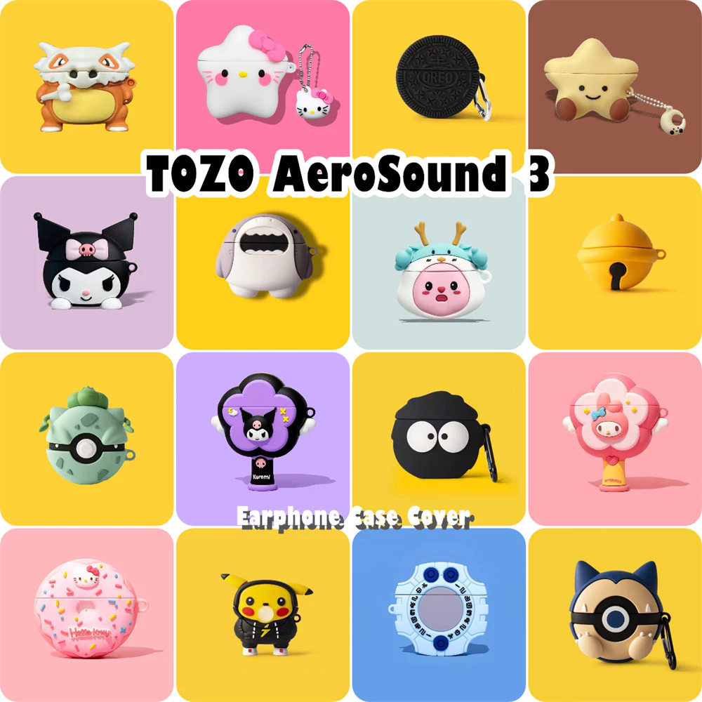 READY STOCK!นําไปใช้กับ TOZO AeroSound 3 เคส Case เคสหูฟัง การ์ตูนตลก ซิลิโคนนุ่ม เคส เคสหูฟัง NO.1