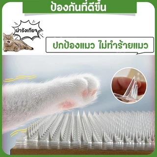 🙀PetLovers แผ่นแทงแมว หนามแมว กันแมวข่วนได้ 100% สามารถตัดได้ PVCใส 43*34cm