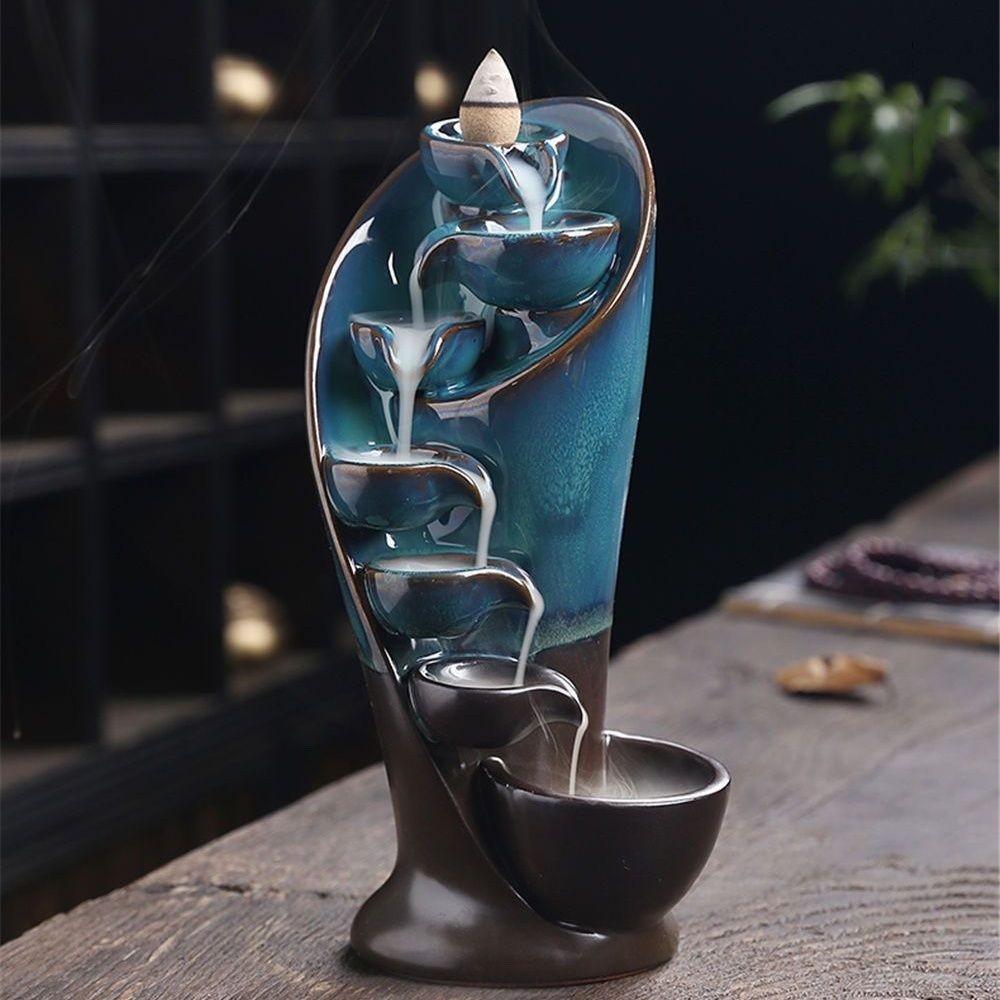 ธูป Burner Fengyuan Backflow สำหรับ Aromatherapy และ Yoga ภายในบ้าน