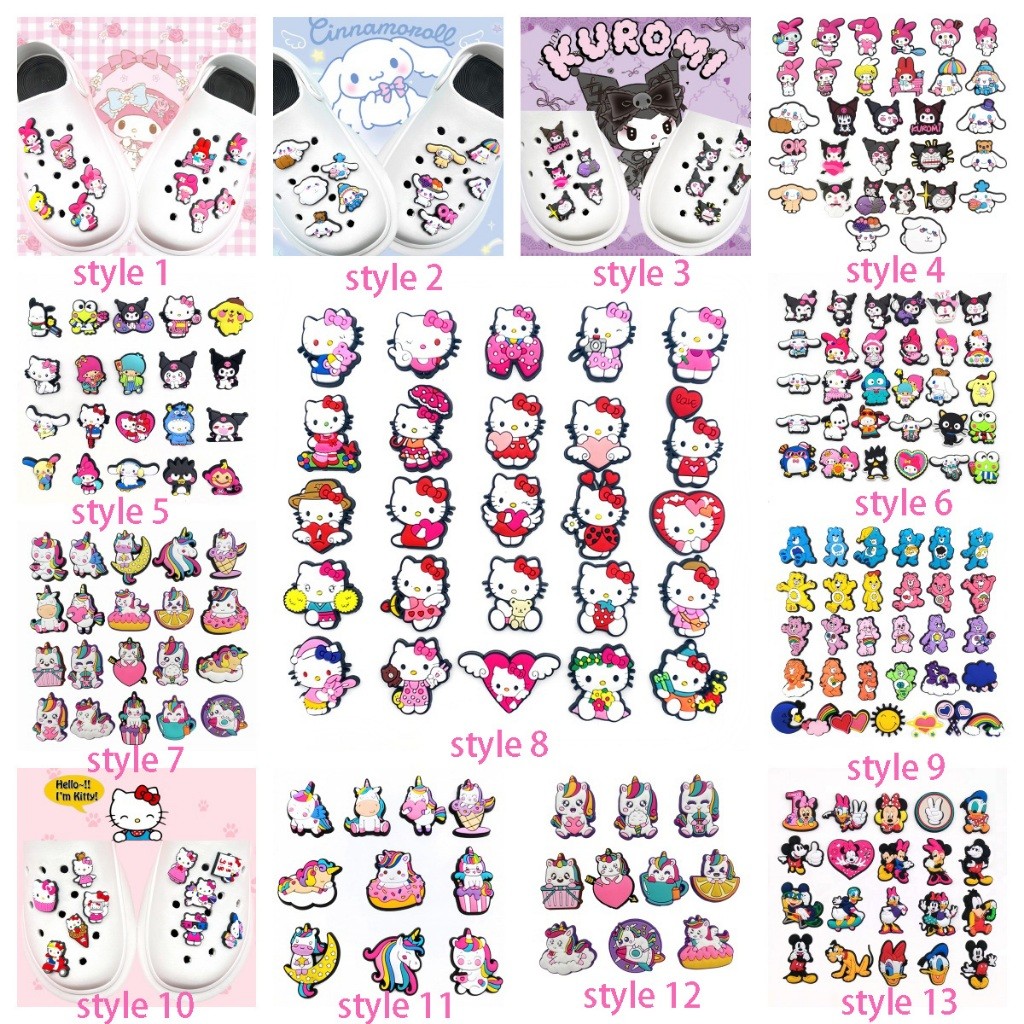 ชุดพลาสติก CROCS SLIDER JIBBIT CHARM