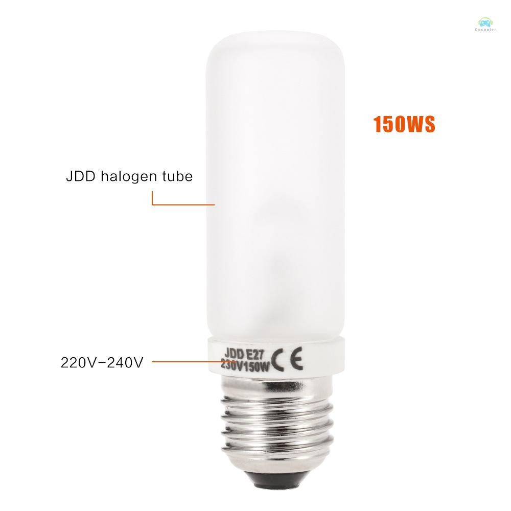 Yb2 การถ่ายภาพโคมไฟ JDD E27 150W 2800K สตูดิโอ Strobe การถ่ายภาพแฟลชการสร้างแบบจําลองหลอดไฟ 220 V-240 V / 230 V