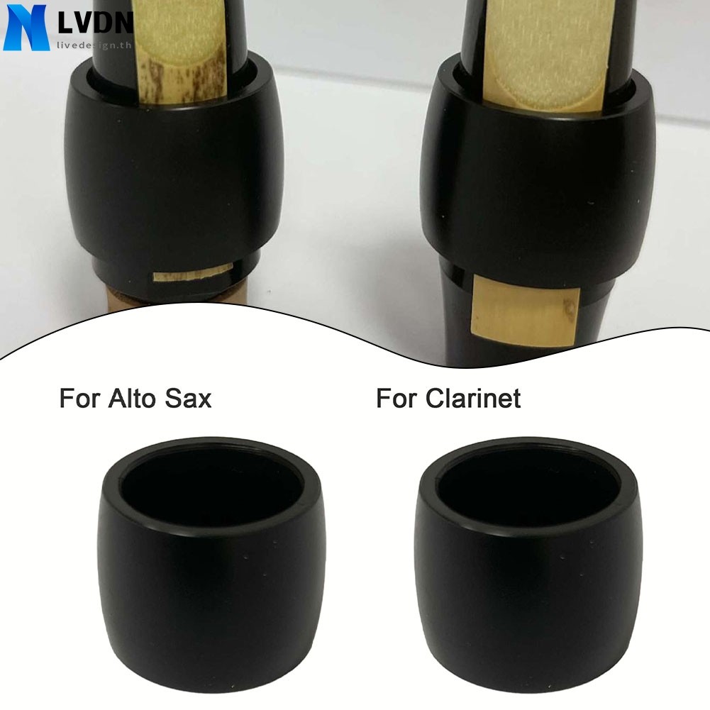 แซ็กโซโฟนปากเป่า Ligature Reed คลิป Clamp แหวนพลาสติกสําหรับ Alto Sax Clarinet ผลิตภัณฑ์คุณภาพสูง