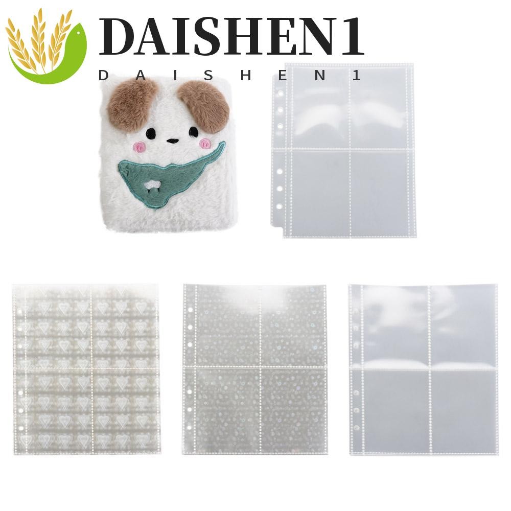 Daishen1 อัลบั้มรูปภาพ PVC ลายการ์ตูนสุนัข ไอดอล 4 ช่อง ขนาด a6 a6 สําหรับเก็บนามบัตร เครื่องเขียน 10 ชิ้น