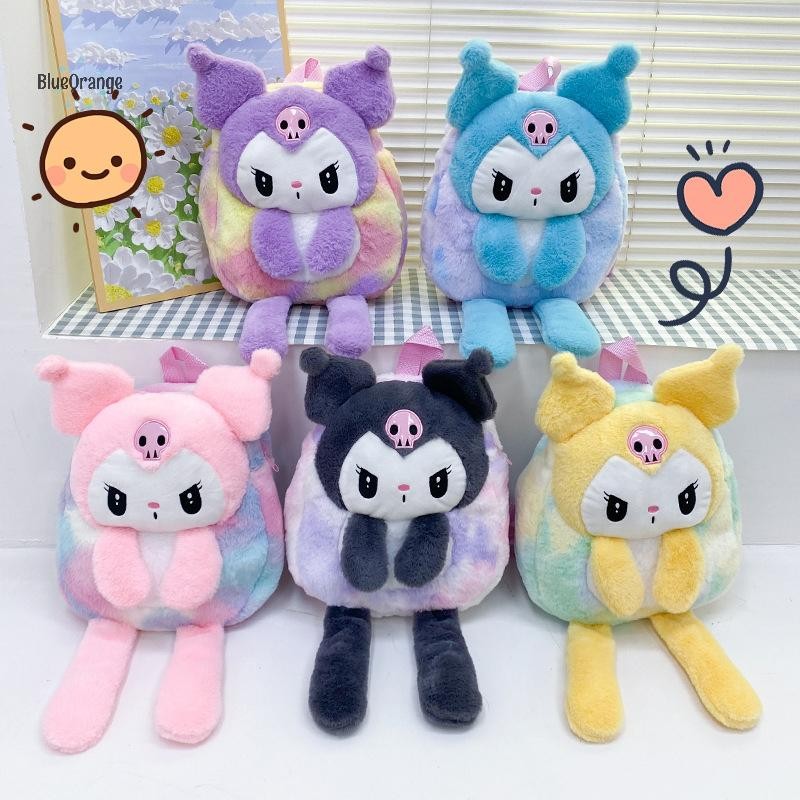 ใหม่ Kuromi Plush ของเล่นเด็กกระเป๋าเป้สะพายหลังวันเกิดชายหญิง Plushie ตุ๊กตาของเล่นที่ดีที่สุดของขวัญอะนิเมะ Kawaii การ์ตูนกระเป๋านักเรียน Mochila ร้อน