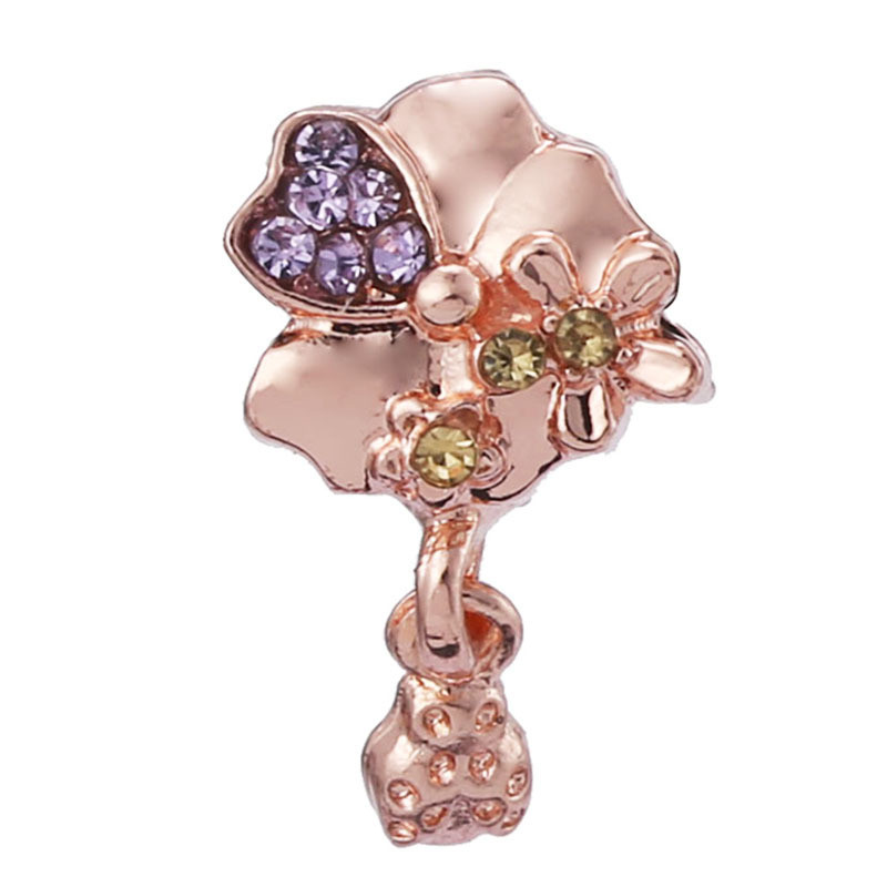 Rose Gold Diy เครื่องประดับลูกปัด Charm รูปที่ 3