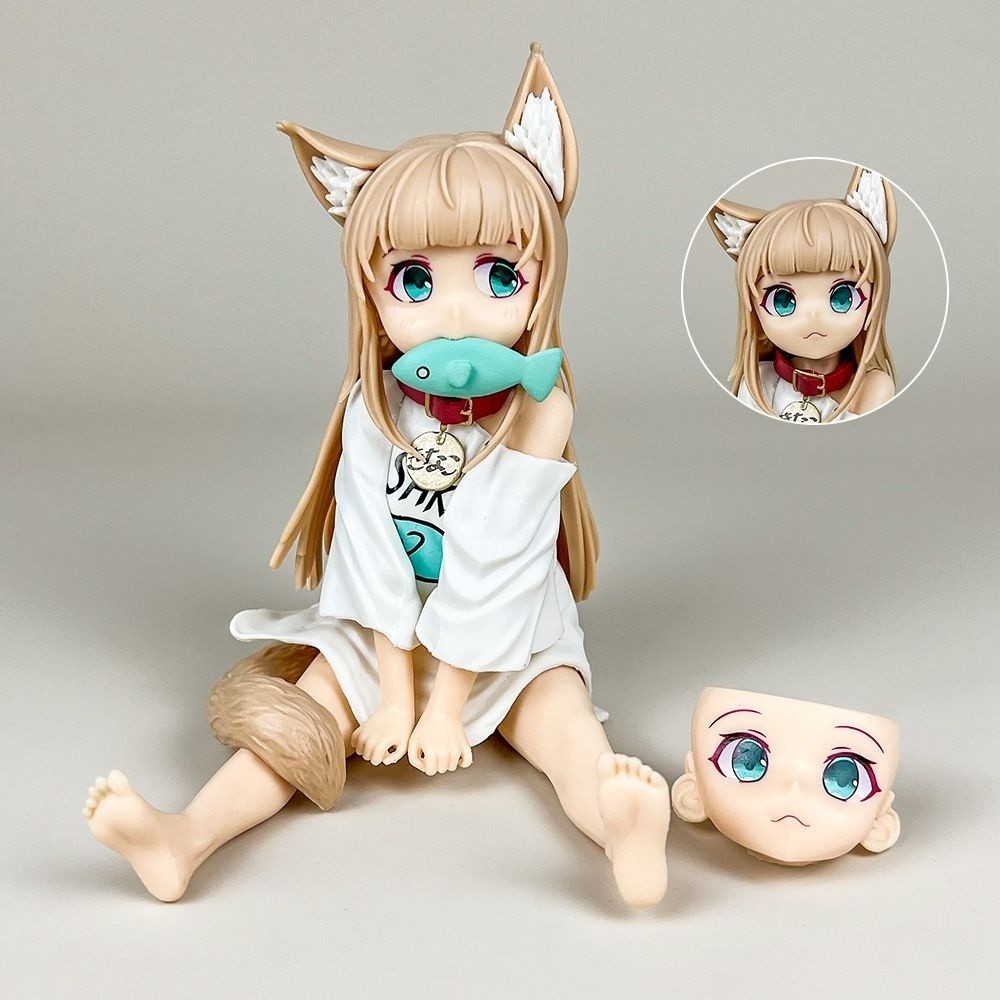 Timehee ตุ๊กตาการ์ตูนสาว Humanoid เครื่องประดับเปลี่ยนใบหน้าและคุกเข่าสาวรูปเครื่องประดับรุ่น Nice ตุ๊กตาเล่นของสะสม ของขวัญสำหรับเด็ก ของเล่นเสริมพัฒนาการ