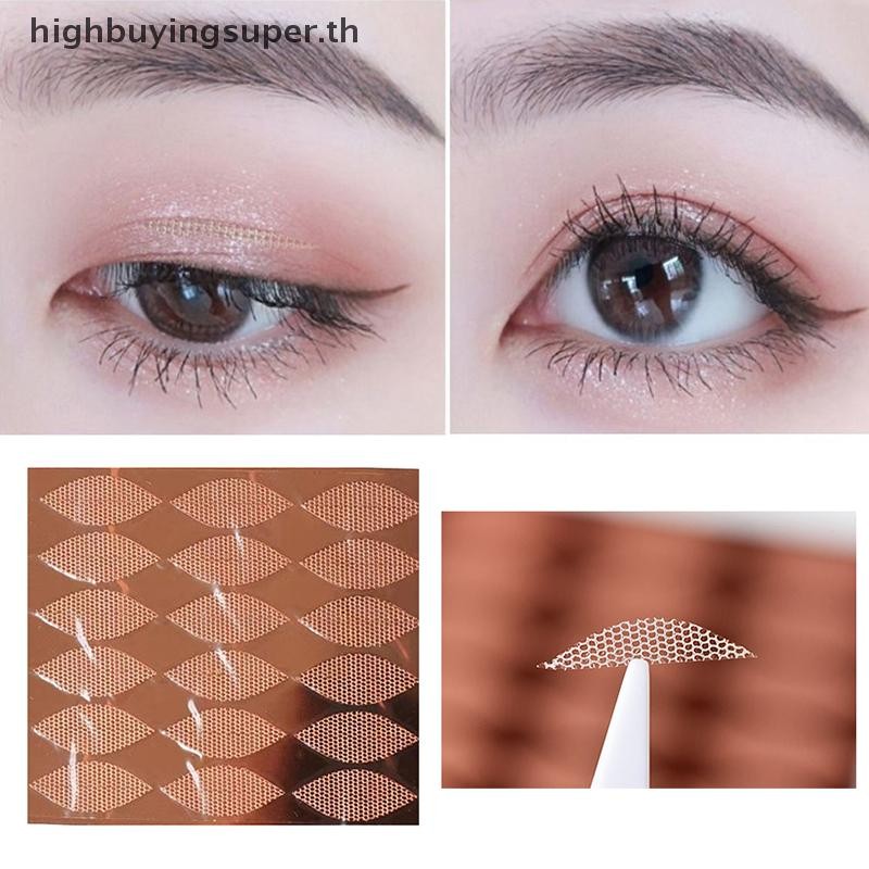 Hrth 18/24 ชิ้นที่มองไม่เห็นสติกเกอร์เปลือกตาลูกไม้ Eye Lift แถบ Double Eyelid เทปกาวสติกเกอร์ Eye เทปเครื่องมือ HRTH