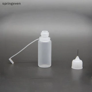 [springeven] 10 ml Tip Bottle Applicator ขวดสําหรับเครื่องมือแต่งหน้าสีน้ํามันปากแหลมสต็อกใหม่