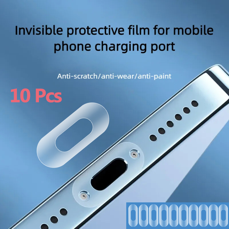 ZTE ชาร์จพอร์ตป้องกันฟิล์มhydrogelสําหรับiPhone 16 15 14 13 12 11 Pro Max Plusโทรศัพท์มือถือUniversa