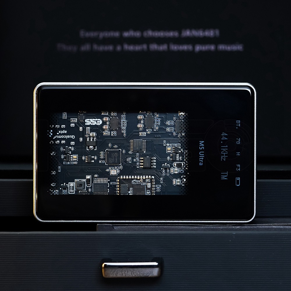 Musehifi M5 Ultra Hi-Res แบบพกพาบลูทูธ USB DAC & AMP QCC5125 ชิปเซ็ตสูญญากาศหลอดจอแสดงผลเครื่องขยายเสียงหูฟัง