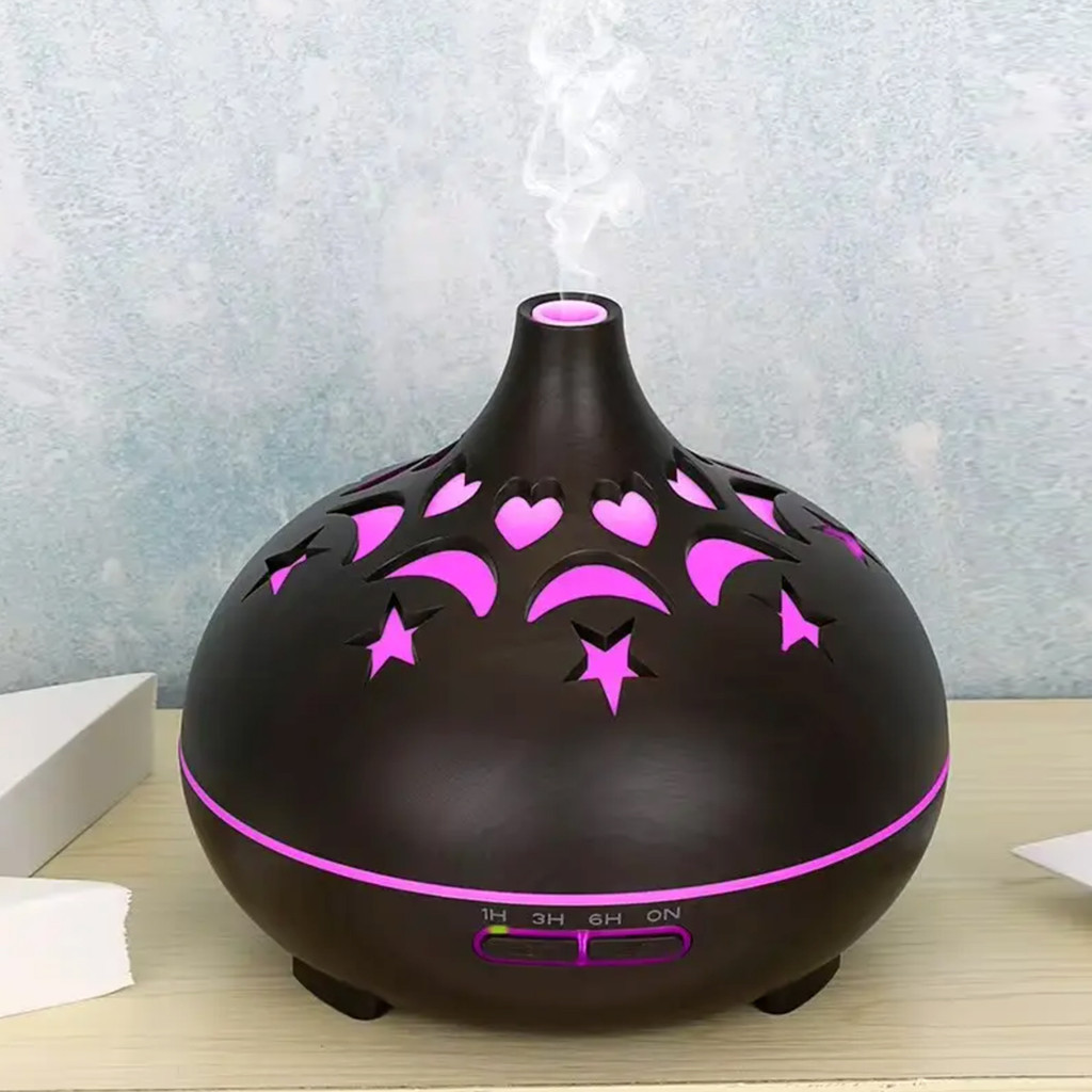 Aroma Humidifierเครื่องพ่นไอน้ำอโรม่าลายพระจันทร์ดวงดาว รูปที่ 5