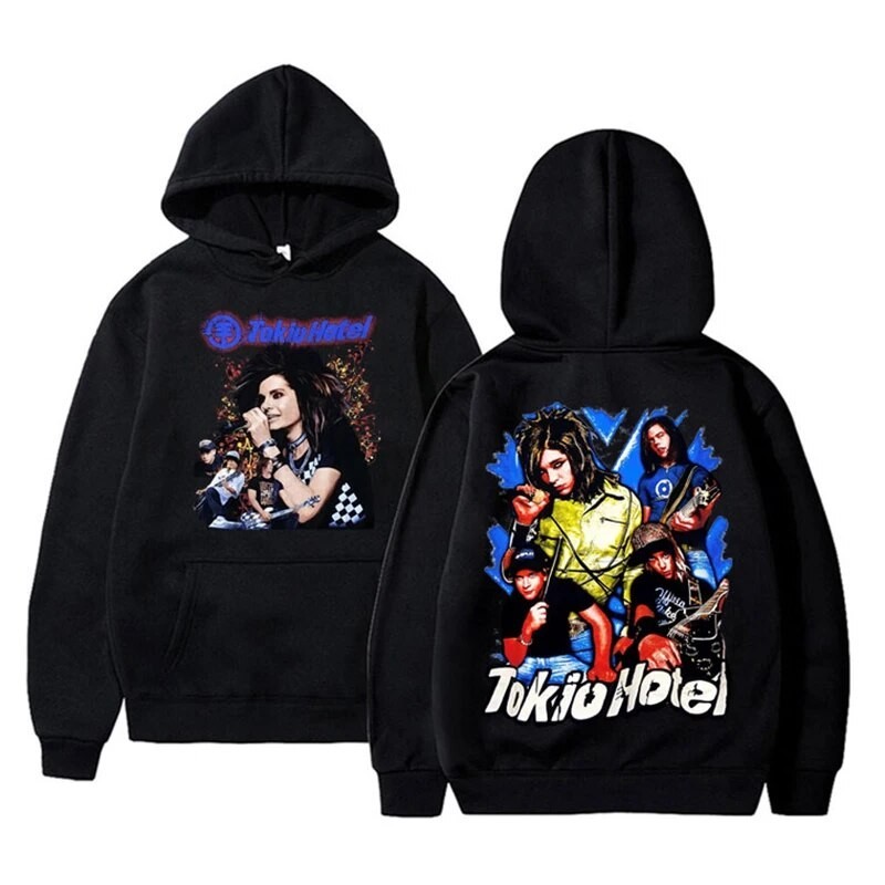 Rock Band Tokio Hotel Printed Hoodies Men Woman Oversized Hoodie Hip Hop Sweatshirts Harajuku Pullovers Unisex M-3XL