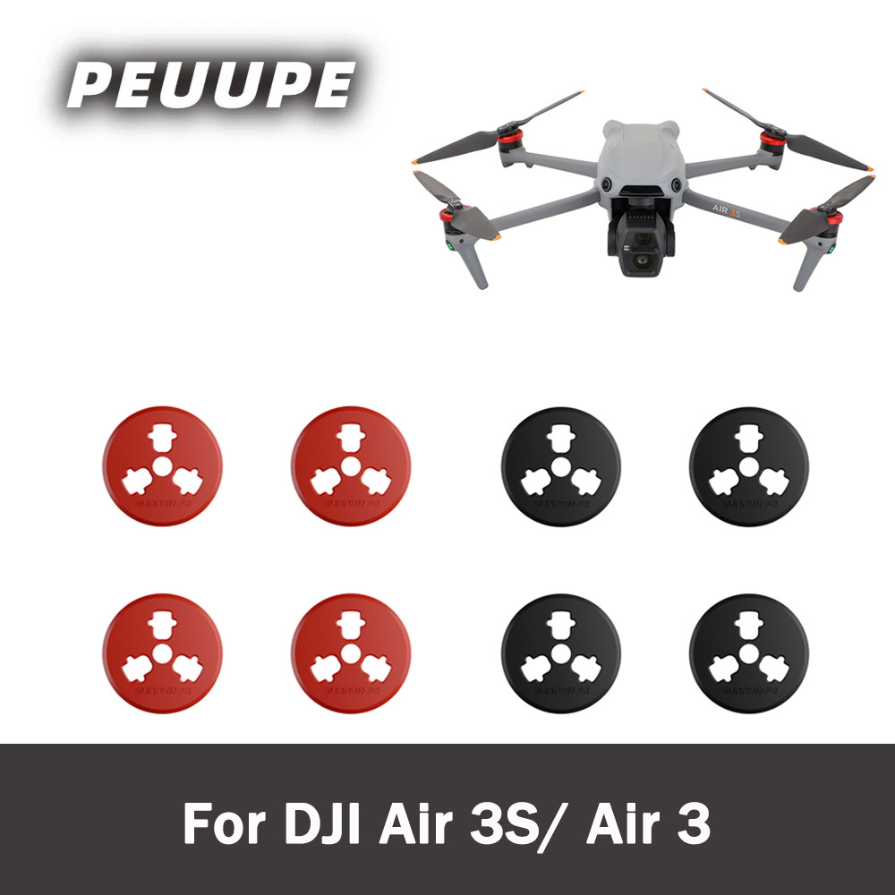 Drone อลูมิเนียมฝาครอบมอเตอร์ฝาครอบป้องกันสําหรับ DJI Air 3/3S ฝาครอบมอเตอร์ฝาครอบป้องกันกันฝุ่นและ Moisture-proof Air 3/3S อุปกรณ์เสริม