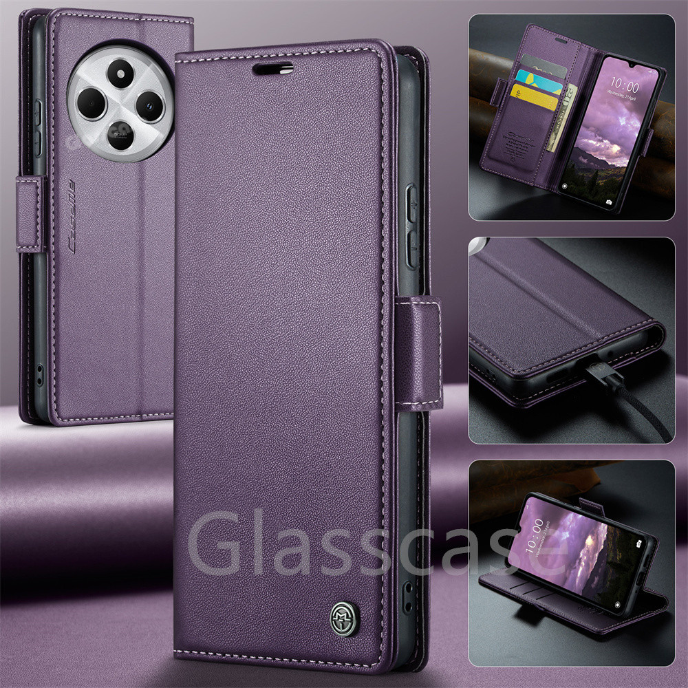 ปลอกสําหรับredmi 14C 13C Redmi14C 14 C Redmi13C 13 C 4G 5G 2024 พลิกหนังโทรศัพท์กรณีช่องใส่การ์ดกระเป๋าสตางค์วงเล็บกันกระแทกป้องกันกรณีฝาครอบ