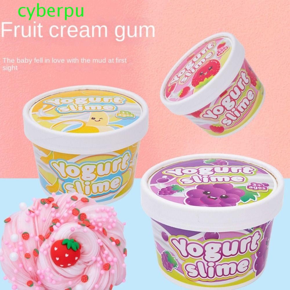 Cyberpulse Slime Crystal Clay, Creative Cultivation Hands-on Ability Crystal Slime Toy, Cute Safe Fruits Crystal Puree Children Gift