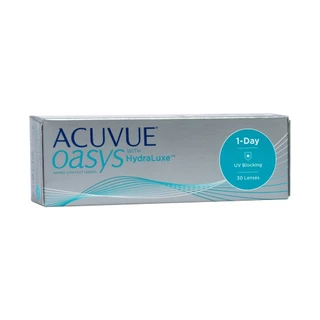 (ทักแชทรับโค้ด) Acuvue Oasys คอนแทคเลนส์รายวัน 1-Day With Hydraluxe (30ชิ้น/กล่อง)