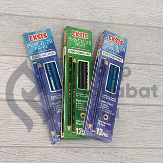 SELUSIN ( 12 BIJI ) Pensil 2B Exsis
