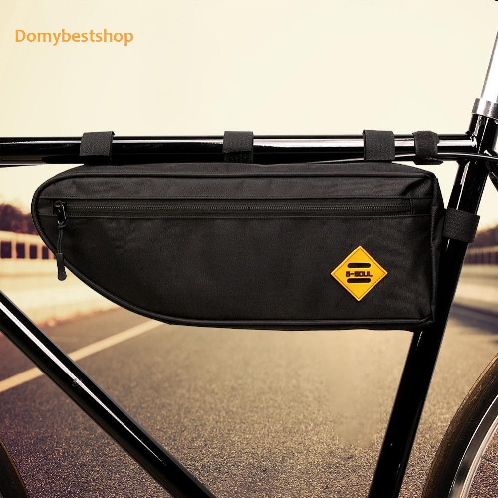 B SOUL Bicycle Triangle Bag Bike Frame Front Tube Bag กระเป๋ากันน้ํา [Domybestshop.th]