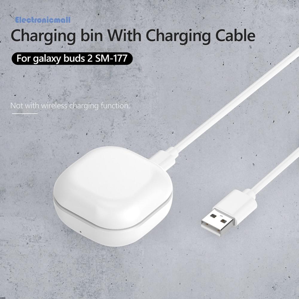 สําหรับ Samsung Galaxy Buds 2 SM-177 หูฟังไร้สายกล่องชาร์จหูฟัง Charger Case Cradle หูฟังอุปกรณ์เสริมสําหรับ Samsung [ElectronicMall01.th]