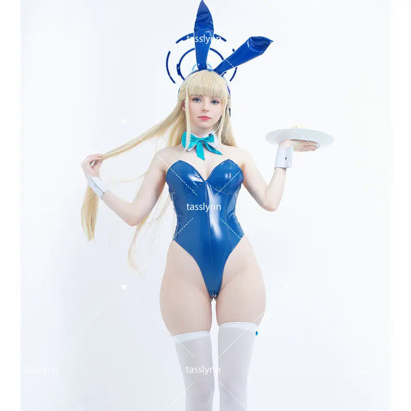 Mn  Blue Archive Toki  Cosplay Costumes Blue Bunny Girls  Halloween Costumes for Women Cute Bunny Su