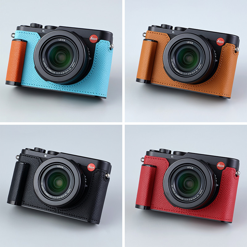 [อุปกรณ์เสริมกล้อง] Milicase เหมาะสําหรับ Leica D-LUX8 DLUX8 เคสหนังแท้ Handle เคสป้องกันฐานเคสกล้อง