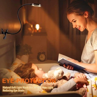 LUMi โคมไฟตั้งโต๊ะ LED แสงขาวปรับได้ 3 ระดับ Table lamp โคมไฟเสริมความงาม usb โคมไฟต่อขนตา พร้อมแคลมป์ ปรับระดับได้