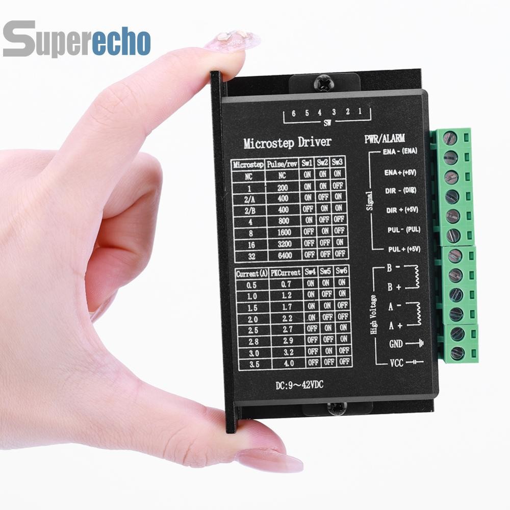 Tb6600 1 แกน 32 ส่วน Microstep Motor Driver สําหรับ Nema 42 57 86 Stepper Motor [superecho.th]