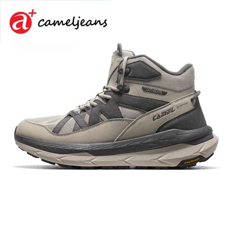 Cameljeans รองเท้าบู๊ตหิมะที่อบอุ่นในฤดูหนาวของผู้ชายรองเท้าเดินป่ากันลื่นที่ทนต่อการสึกหรอ