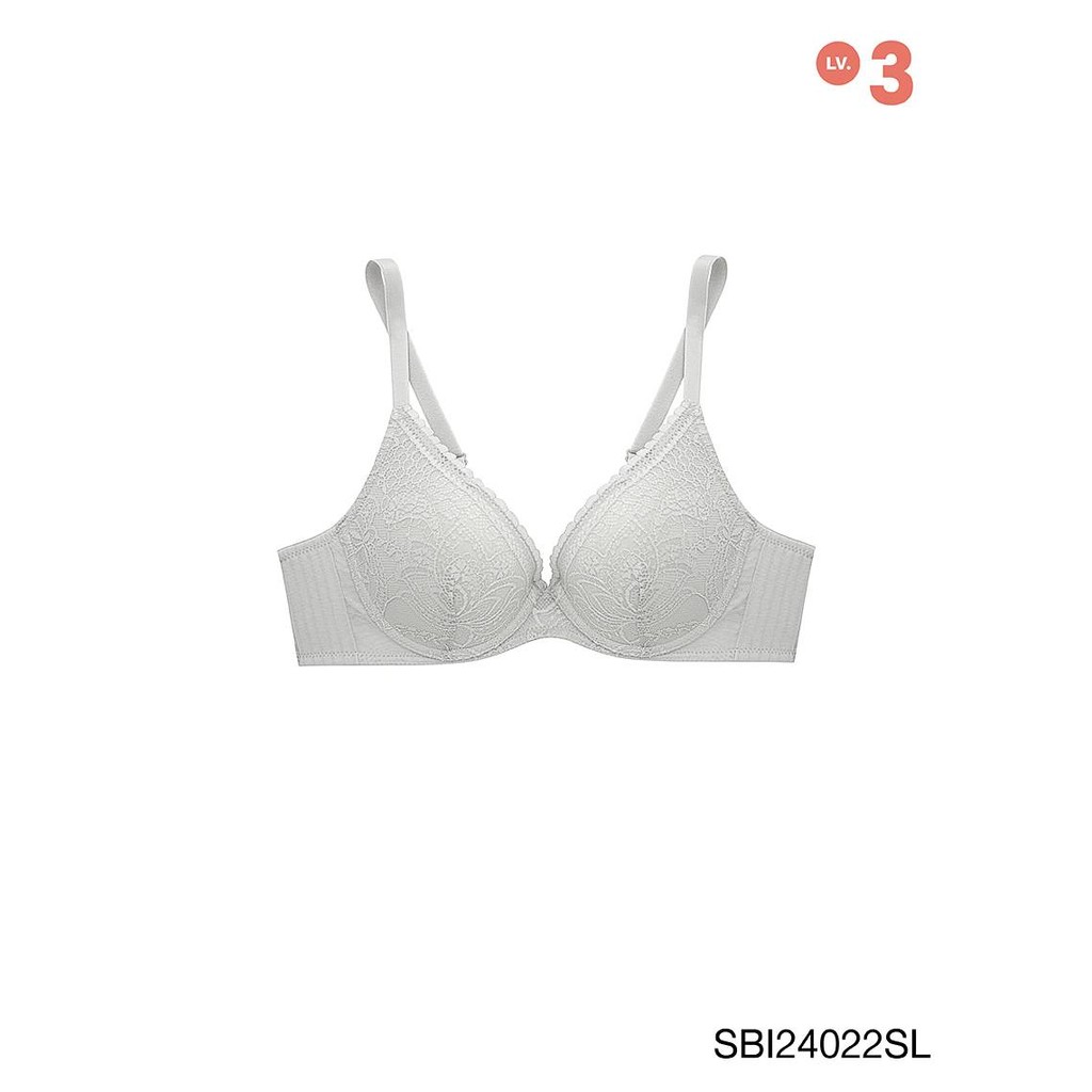 Sabina Modern V Level 3 เสื้อชั้นใน มีโครง รหัส SBI24022SL - สีเทาอ่อน
